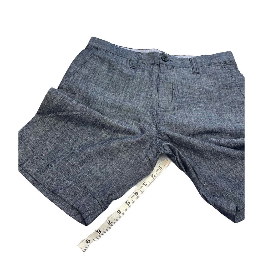 Tommy Hilfiger Chino Shorts Men's 30 Gray 100% Cotton Zip Fly Mid-Rise Outdoor - Picture 5 of 7
